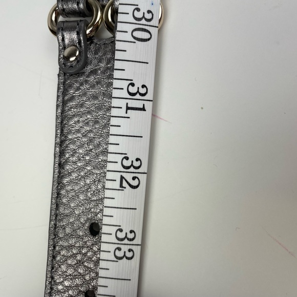 Cole Haan metallic Pebble Leather belt Womens - Picture 9 of 10